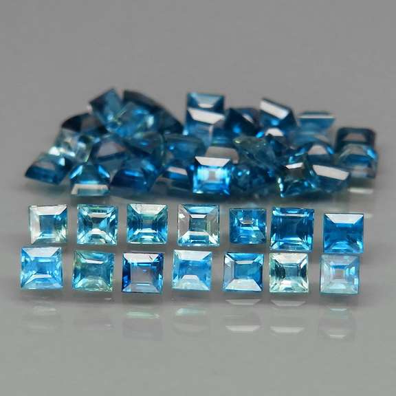 Exquisite 3.71ct 45 piece Sapphire set