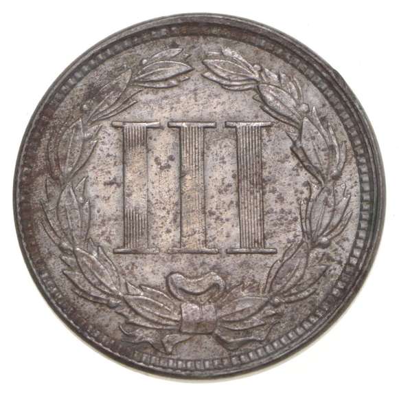 1866 Nickel Three-Cent Piece