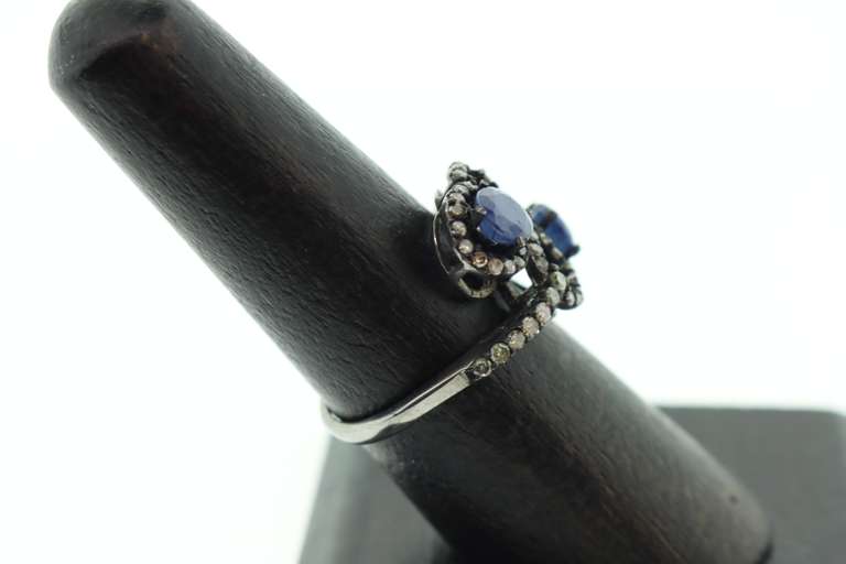 Sterling Silver & Diamond Ring