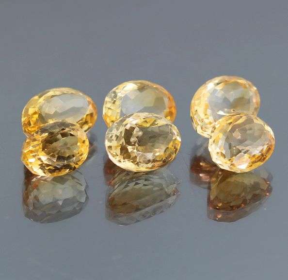 Superb 49.99ct 6pc golden Citrine set