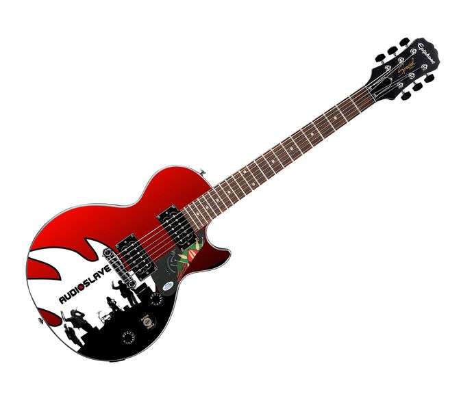 Audioslave Tom Morello Gibson Epiphone Les Paul Photo Graphics Guitar ACOA