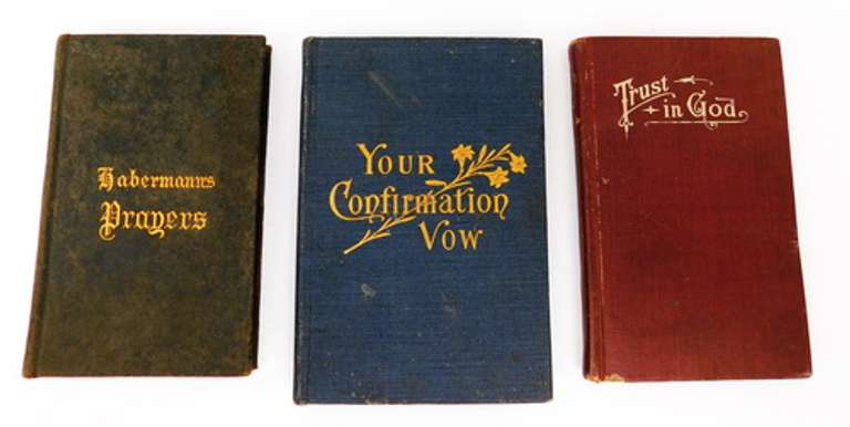 3 Antique Small Prayer Books