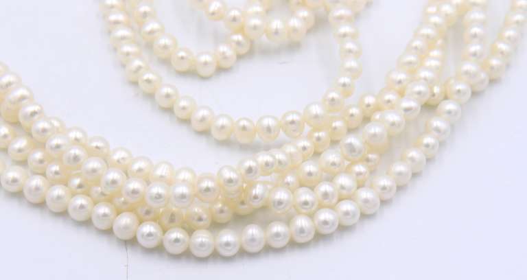 Long Strand of Fresh Water Pearls