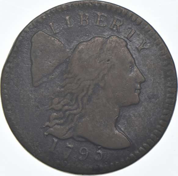 1795 Flowing Hair Large Cent - Plain Edge