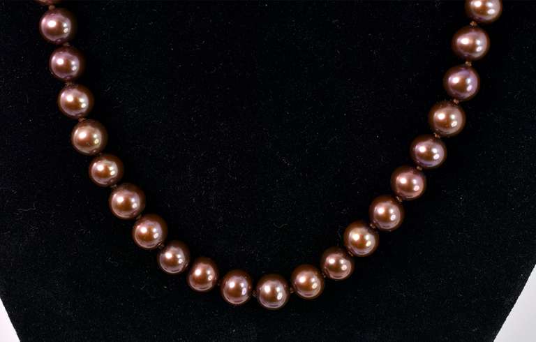 Amazing Colored Pearl Jewelry Set in 14K Yellow Gold
