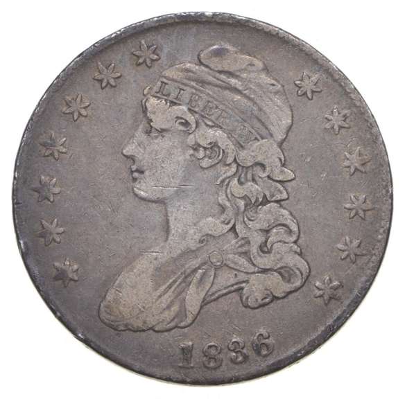 1836 Capped Bust Half Dollar
