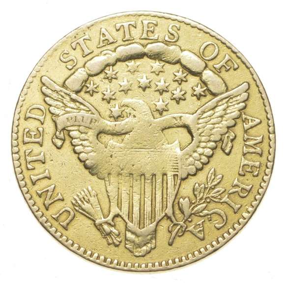 1806/4 $2.50 Liberty Cap Gold Quarter Eagle Rare BD-1 8x5 Stars JG