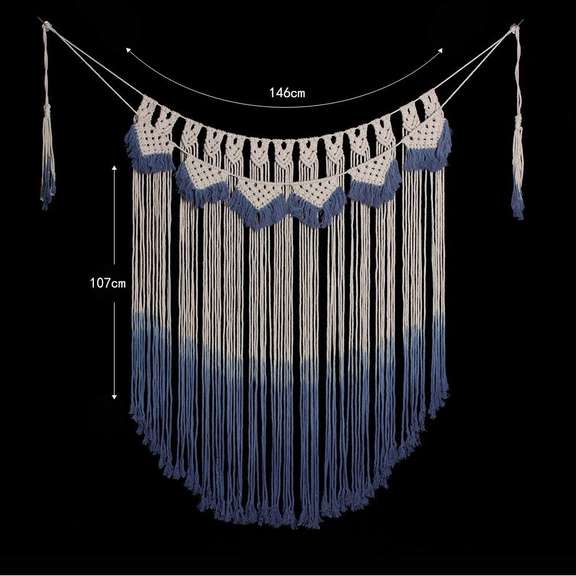 Macrame Tapestry Wall Hanging Bohemian Chic Elegant