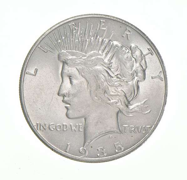 1935 Peace Silver Dollar