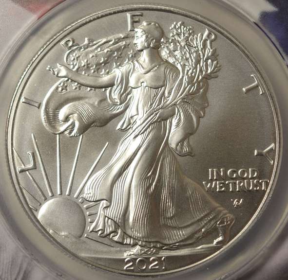 2021-(S) American Silver Eagle ANACS MS70 Emergency Production Type 2