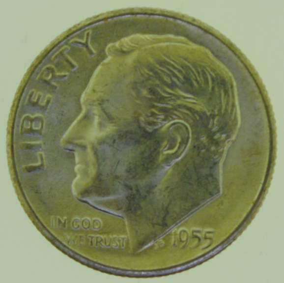 1955-S Roosevelt Dime US Coin