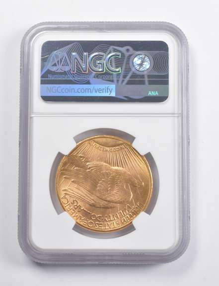 MS64 1910-D $20 Saint-Gaudens Gold Double Eagle NGC