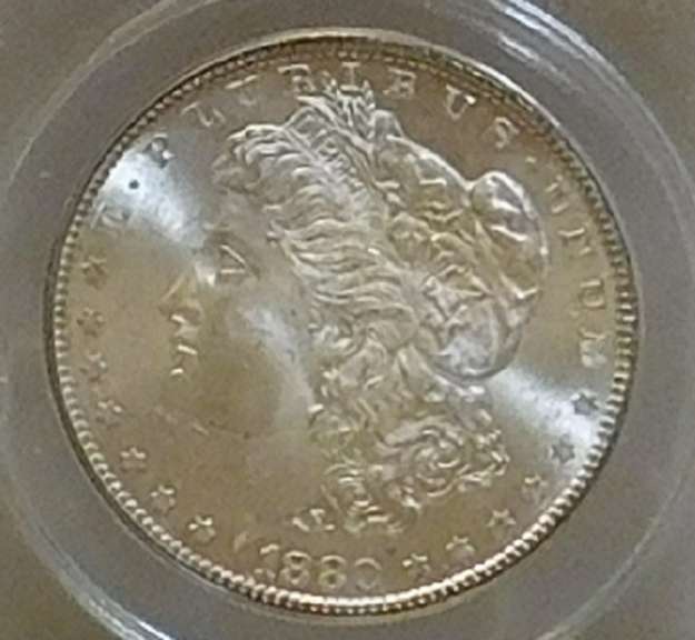 1880-S Morgan Dol  ANACS  MS-63 Premium
