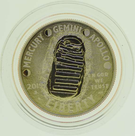 2019-S Apollo 11 50th Anniversary Proof Clad Half Dollar