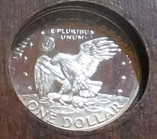 1971 PRF Silver Ike Dollar GEM