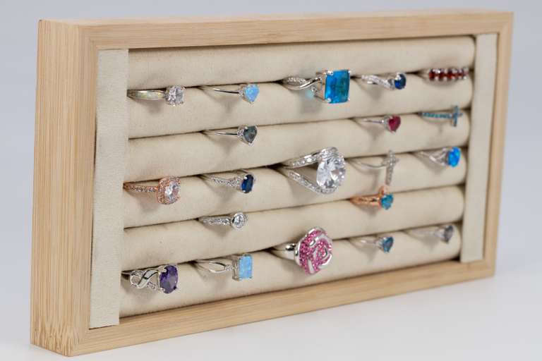 Sterling Silver .925 Ring Lot of 20 RIngs Various Sizes and Styles