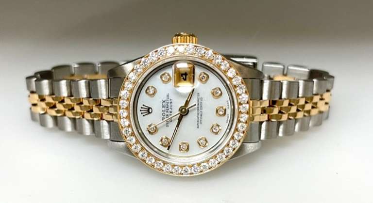 Ladies Rolex Datejust with Diamonds