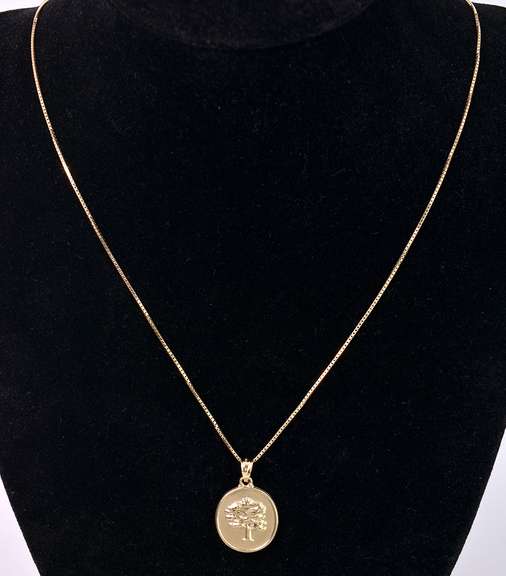 Lovely "Wishes of Gold" Pendant Necklace in 14K Yellow Gold