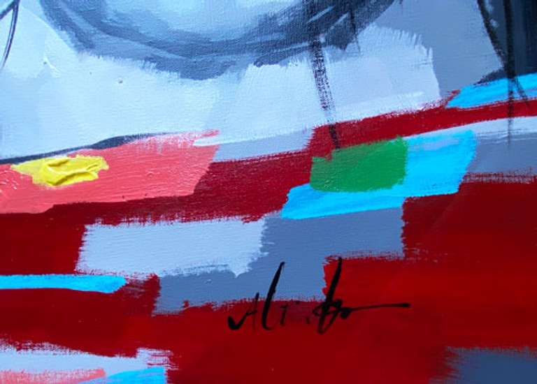 MODERN HAND PAINTED OIL PAINTING ON CANVAS
