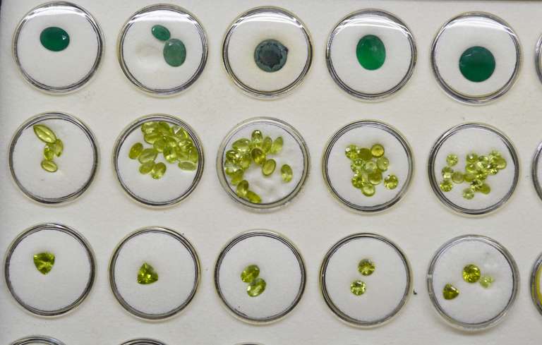 Color Loose Gemstone Tray Lot