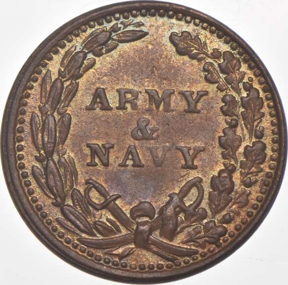1863 Army & Navy Civil War Token