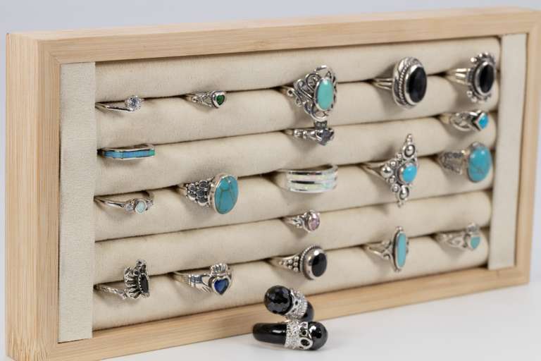 .925 Sterling Silver Curated 20 Ring Lot Various Sizes & Styles