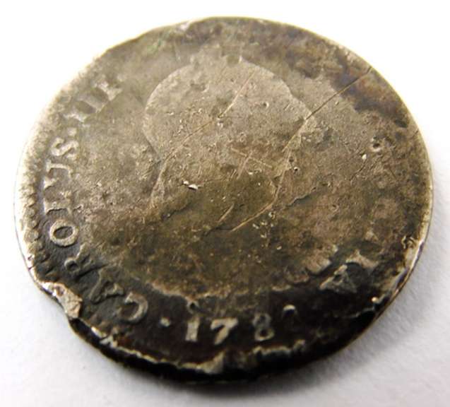 Rare 1782 Carolus III Ancient Coin