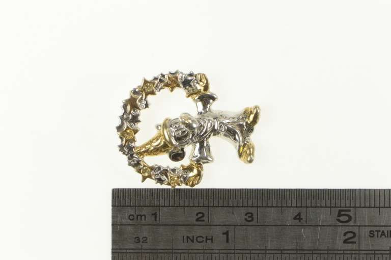 Sterling Silver Disney Mickey Mouse Sorcerer's Apprentice Pendant