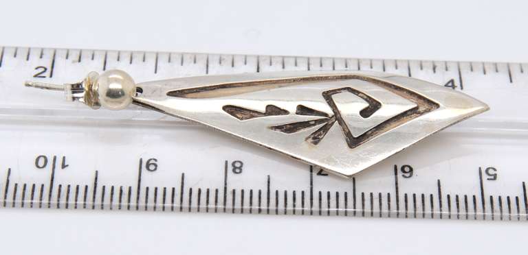 Vintage 925 Sterling Silver Dangle Earrings