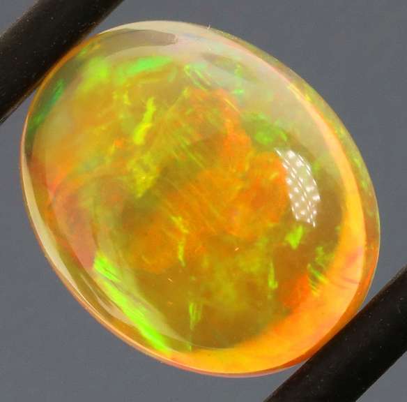 Floral fairy fire! 2.08ct Jelly Opal with matrix