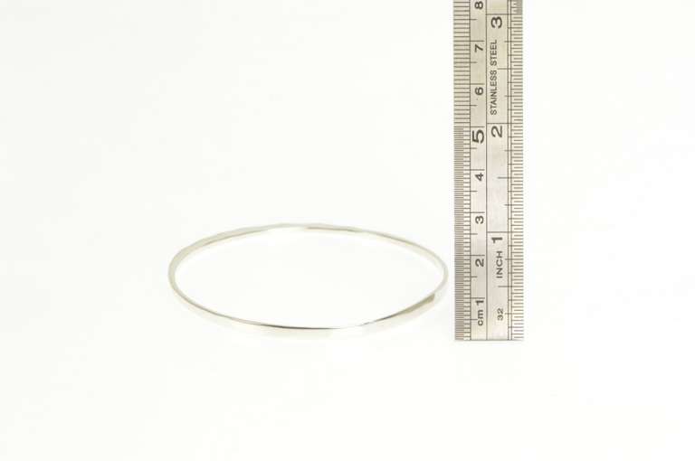 Sterling Silver Hammered Designer Asymmetrical Bangle Bracelet