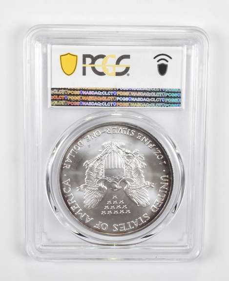 MS66 2004 American Silver Eagle - Graded PCGS