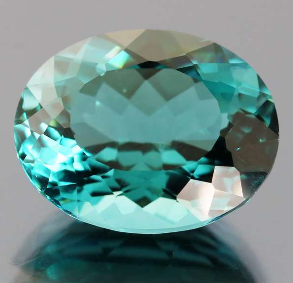Designer 32.27ct blue green Hydrothermal Quartz
