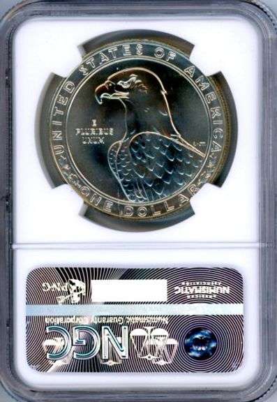 1983-D Olympics BU Commemorative Silver Dollar in NGC MS69