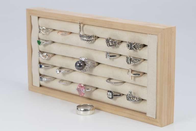 .925 Sterling Silver Curated Ring Set 20 RIng Lot Various Sizes & Styles