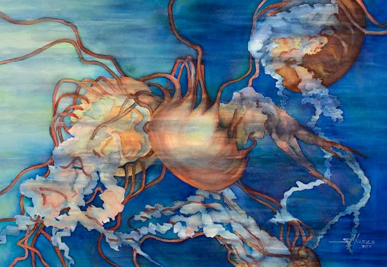 Sue Moses Original Watercolor