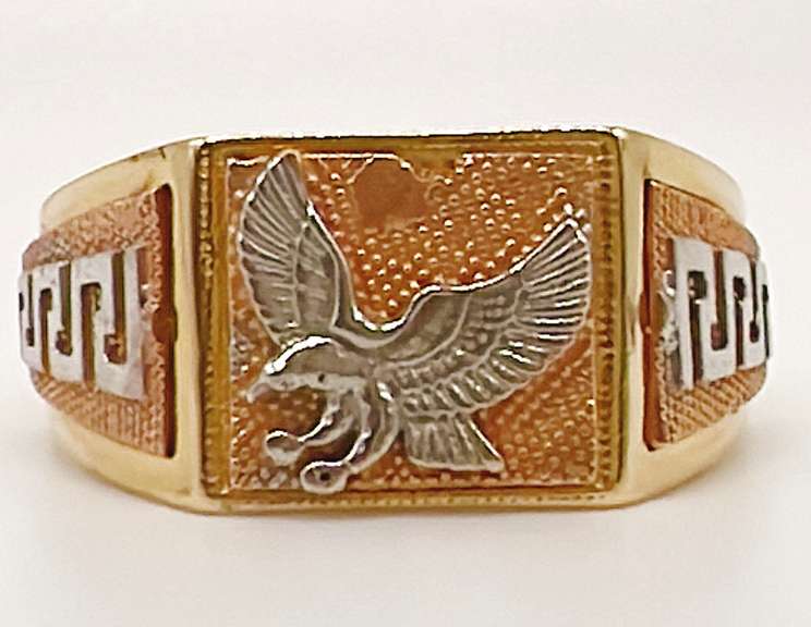 Men's 14kt Yellow & Rose Gold Ring