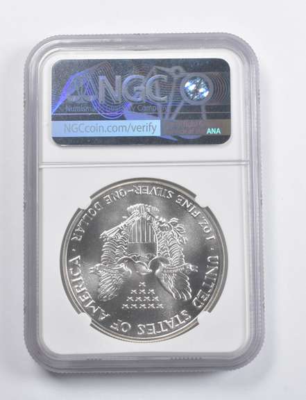 MS70 1989 American Silver Eagle NGC