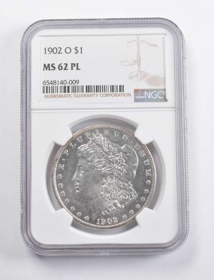 MS62 PL 1902-O Morgan Silver Dollar NGC
