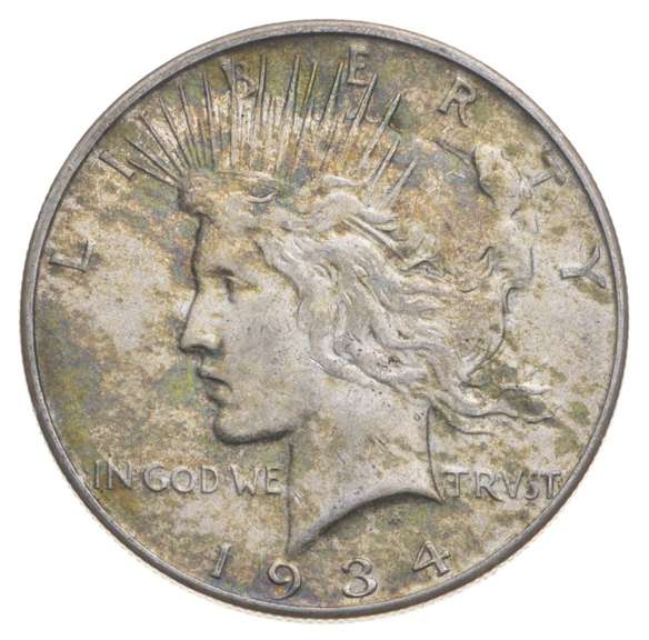 1934-D Peace Silver Dollar