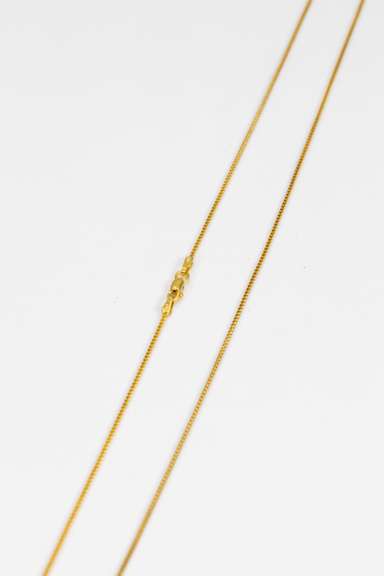 14k Yellow Gold Solid Franco Wheat Rope Chain 1mm Necklace 24"