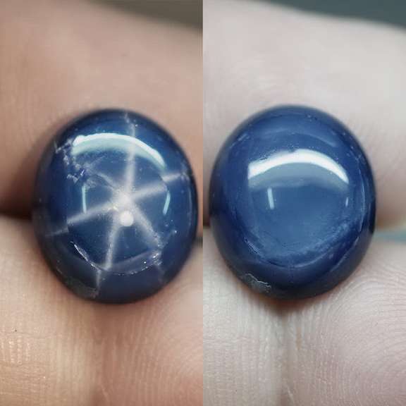 Stunning 11.42ct royal blue Star Sapphire