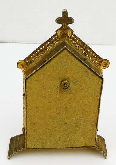 Beautiful Early Saint Anne French Triptych