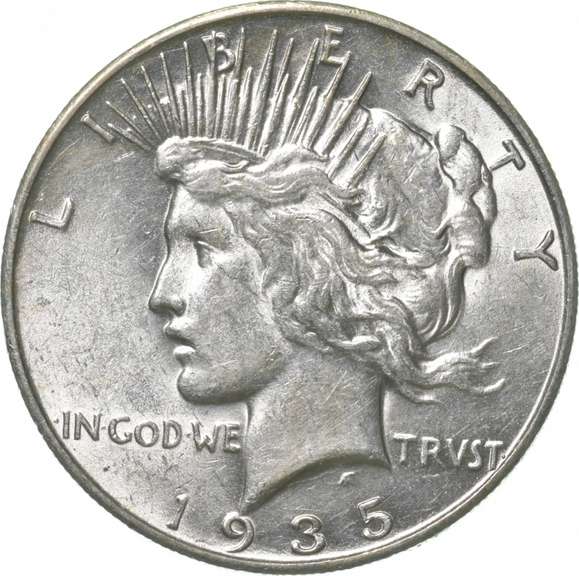 1935-S Peace Silver Dollar