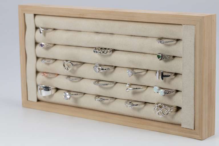 .925 Sterling Silver Curated Ring Set Lot of 20 Rings