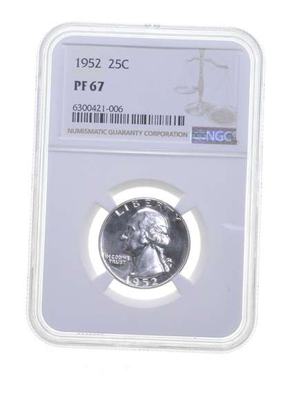 PF67 1952 Washington Quarter - Graded NGC