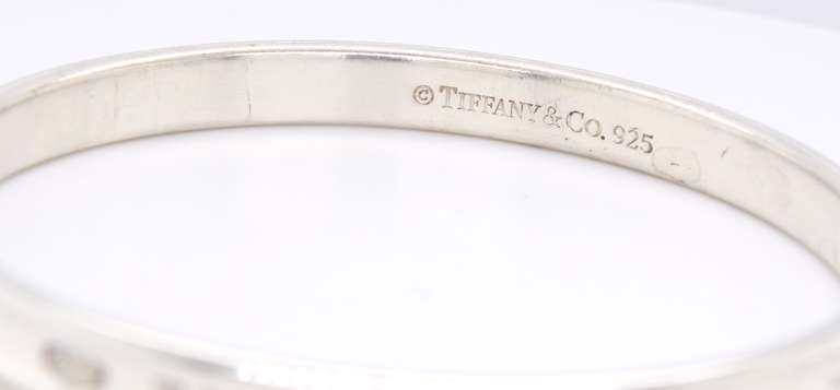 Tiffany & Co 1837 Bangle Bracelet in Sterling Silver