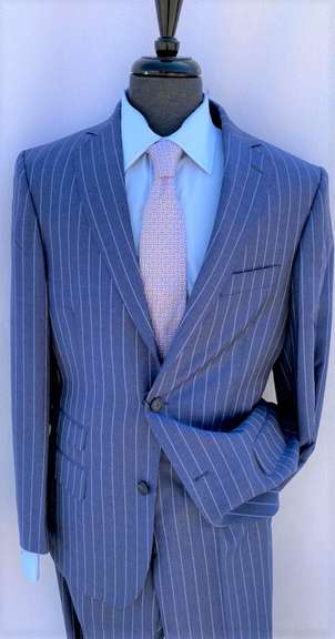 Stylish 2-button Style Comfort Fit Suit, Made in Italy
