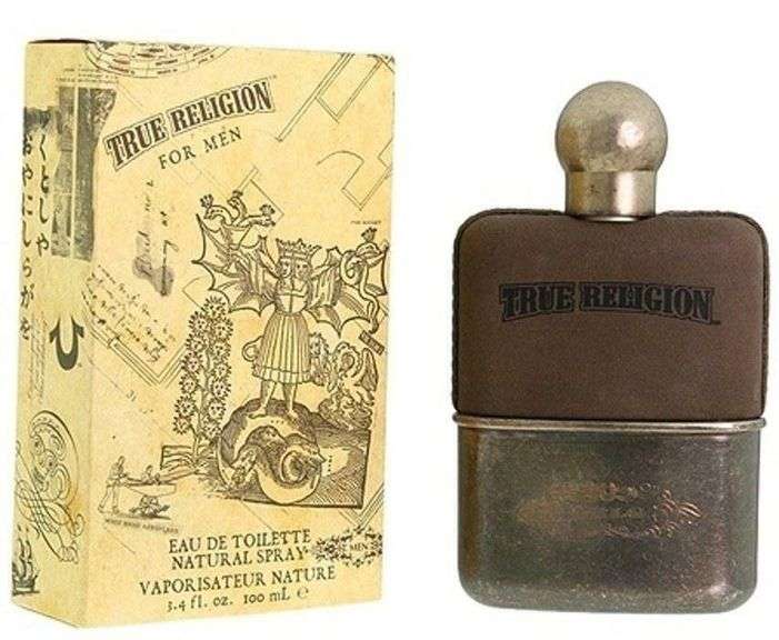 TRUE RELIGION by Christian Audigier 3.3 / 3.4 oz EDT Cologne For Men New in Box