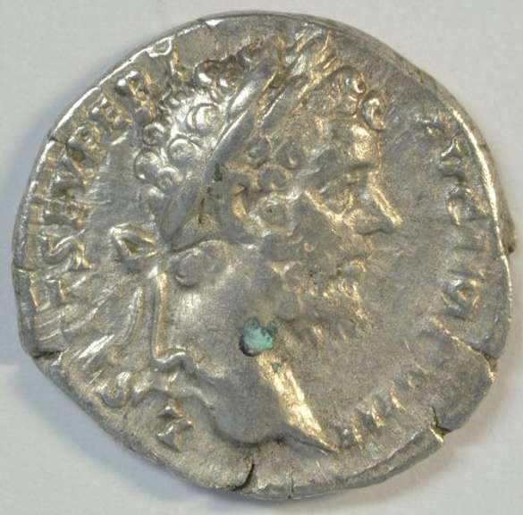 Septimius Severus Roman Silver Denarius, 193-211 AD with Victory